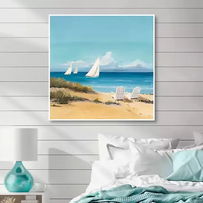 Sale Kirklands Home Setting Sail Framed Canvas Art Print