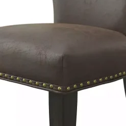 Online Kirklands Home Sevana Faux Leather Dining Chairs, Set of 2 Brown