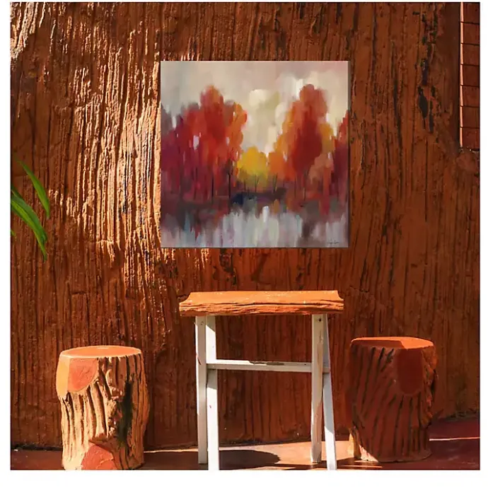 Outlet Kirklands Home Shades of Fall Outdoor Canvas Art Print