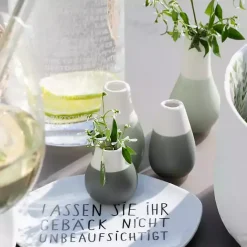 Best Kirklands Home Shades of Two-Toned Mini Vases, Set of 4 Green