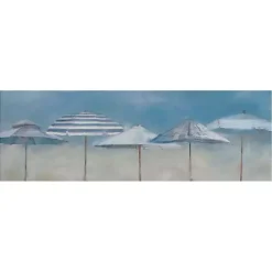 New Kirklands Home Shades of Summer Giclee Canvas Art Print Blue