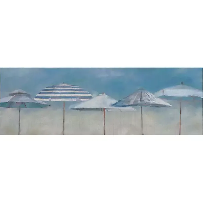 New Kirklands Home Shades of Summer Giclee Canvas Art Print Blue