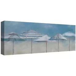 New Kirklands Home Shades of Summer Giclee Canvas Art Print Blue