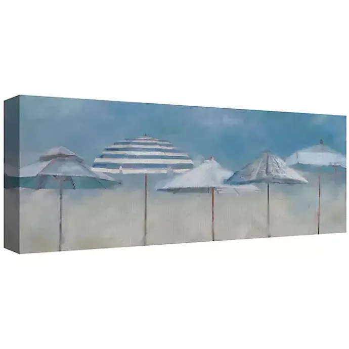 New Kirklands Home Shades of Summer Giclee Canvas Art Print Blue