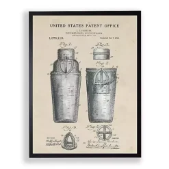 Clearance Kirklands Home Shaker Patent Framed Art Print