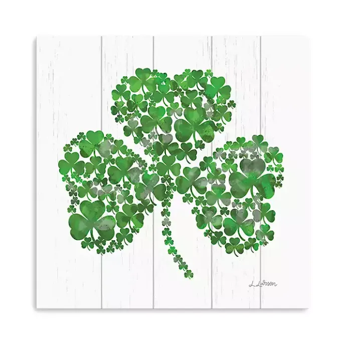 Online Kirklands Home Shamrock Mosaic Canvas Art Print