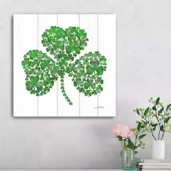 Online Kirklands Home Shamrock Mosaic Canvas Art Print