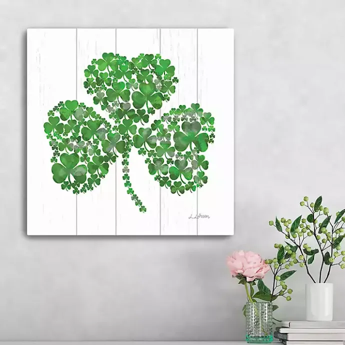 Online Kirklands Home Shamrock Mosaic Canvas Art Print