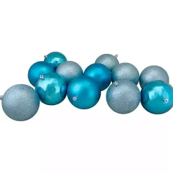 Sale Kirklands Home Shatterproof Turquoise Multi 32-pc. Ornaments Blue