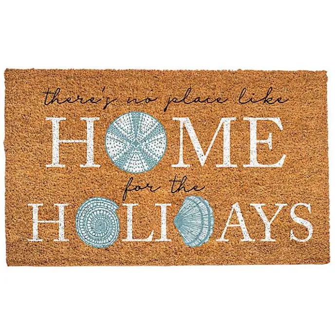Outlet Kirklands Home Shells Home for the Holidays Coir Doormat