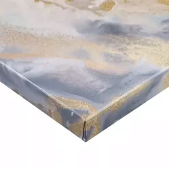 New Kirklands Home Shimmering Symphony Triptych Canvas Art, Set of 3 Blue