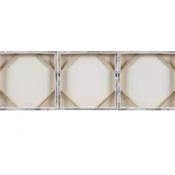 New Kirklands Home Shimmering Symphony Triptych Canvas Art, Set of 3 Blue