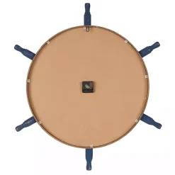 Hot Kirklands Home Ship Wheel Wood and Rope Wall Clock