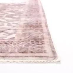 Best Kirklands Home Shiva Red Botanical Washable Runner, 2x7