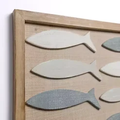 Sale Kirklands Home Shoalmate Fish Wood Wall Plaque