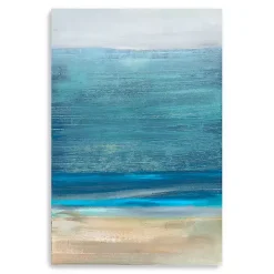 Kirklands Home Shoreline Brushstrokes Canvas Art Print, 32x48 in.