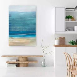 Kirklands Home Shoreline Brushstrokes Canvas Art Print, 32x48 in.