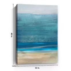Kirklands Home Shoreline Brushstrokes Canvas Art Print, 32x48 in.