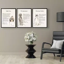 Sale Kirklands Home Siberian Husky Facts Framed Wall Plaque