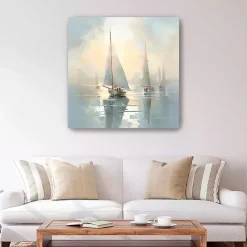 Hot Kirklands Home Silent Sailing Canvas Art Print Blue