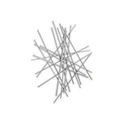 Clearance Kirklands Home Abstract Metal Bar Wall Plaque Silver