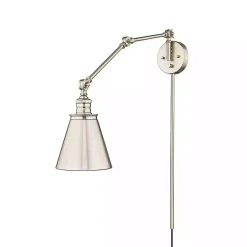 Online Kirklands Home Adjustable Swing Arm Wall Sconce Silver