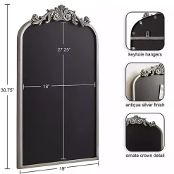 Hot Kirklands Home Arch Framed Arendall Chalkboard Silver