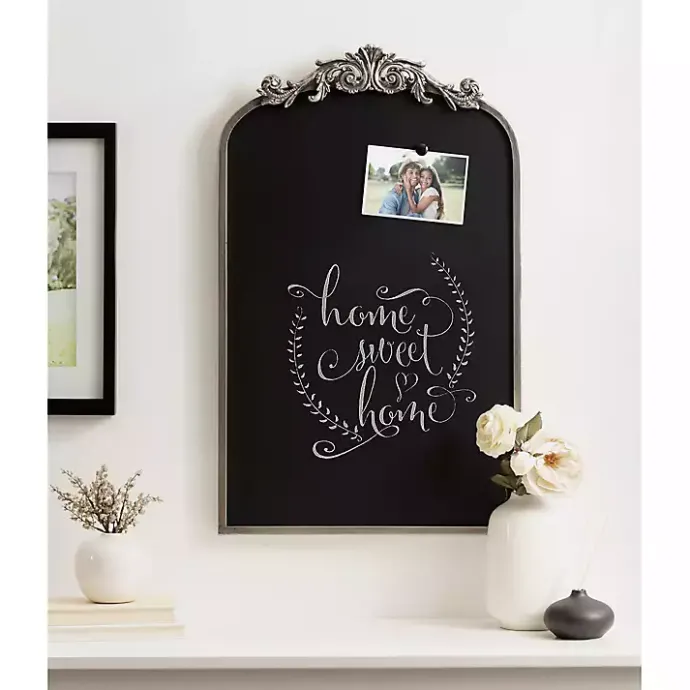 Hot Kirklands Home Arch Framed Arendall Chalkboard Silver