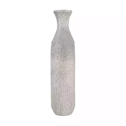 Discount Kirklands Home Beaded Cut Out Vase SIlver