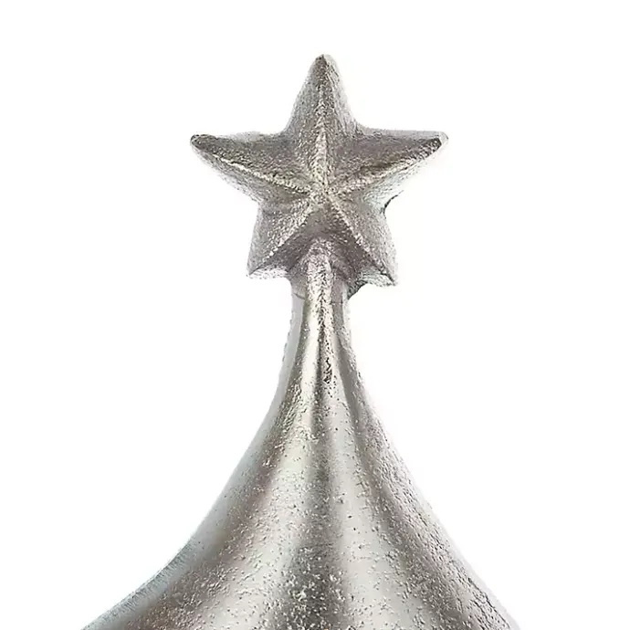 Clearance Kirklands Home Silver Christmas Tree Wooden Frame Decoration