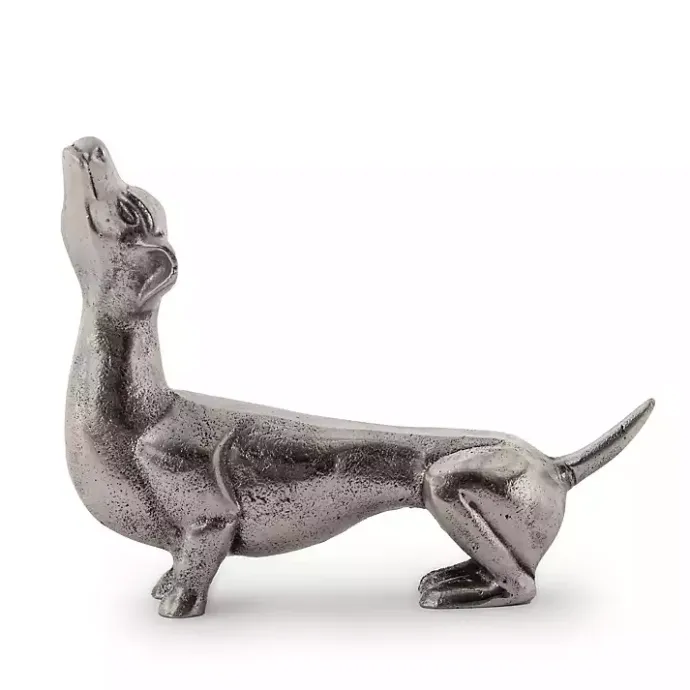 Clearance Kirklands Home Dachshund Figurine SIlver