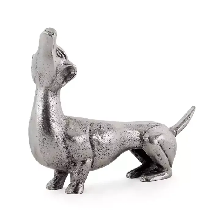 Clearance Kirklands Home Dachshund Figurine SIlver