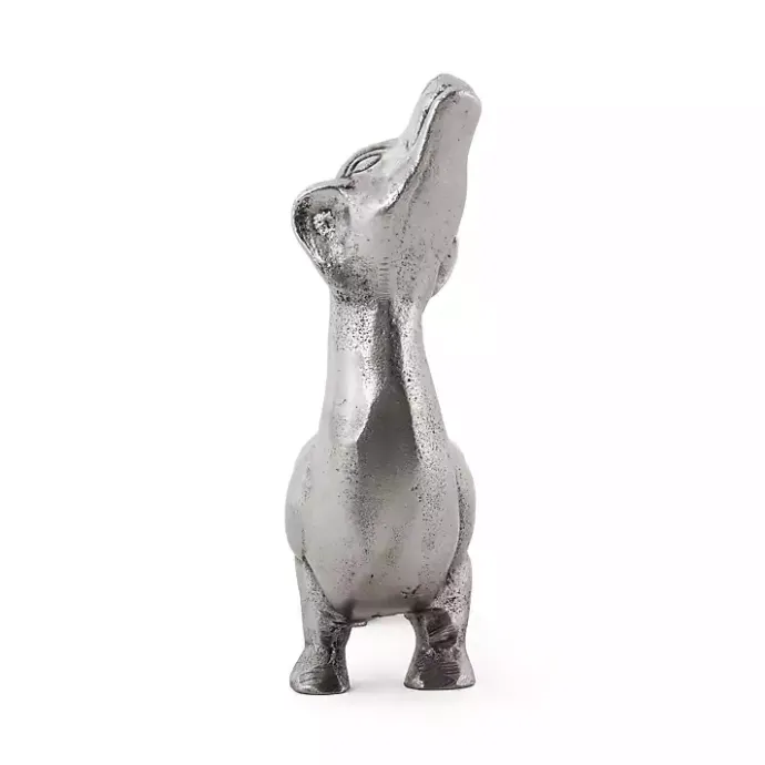 Clearance Kirklands Home Dachshund Figurine SIlver