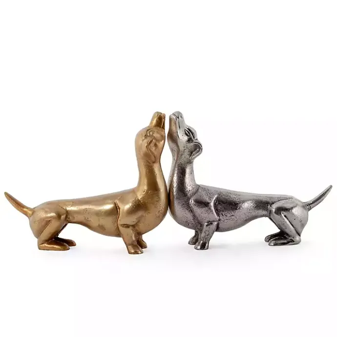 Clearance Kirklands Home Dachshund Figurine SIlver