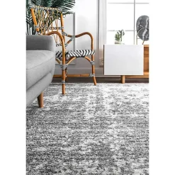 Hot Kirklands Home Silver Deena Abstract Area Rug, 5x8