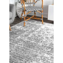 Hot Kirklands Home Silver Deena Abstract Area Rug, 5x8