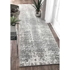 Clearance Kirklands Home Silver Deena Abstract Runner