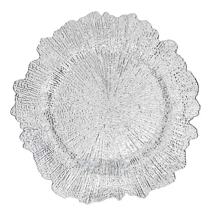 Kirklands Home Elegance Starburst Chargers, Set of 4 Silver