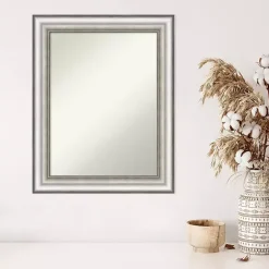 Sale Kirklands Home Silver Embossed Frame Wall Mirror