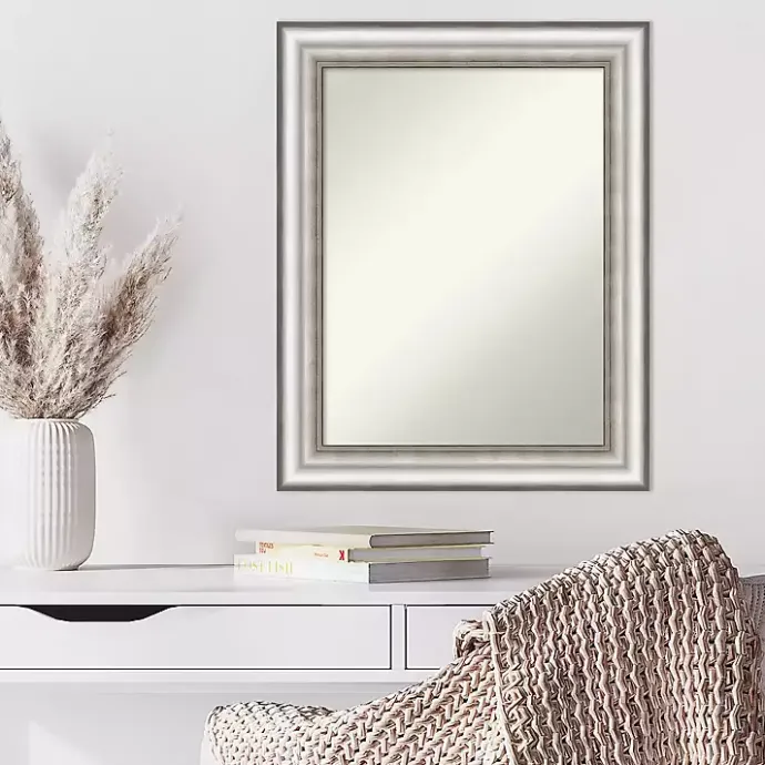 Sale Kirklands Home Silver Embossed Frame Wall Mirror
