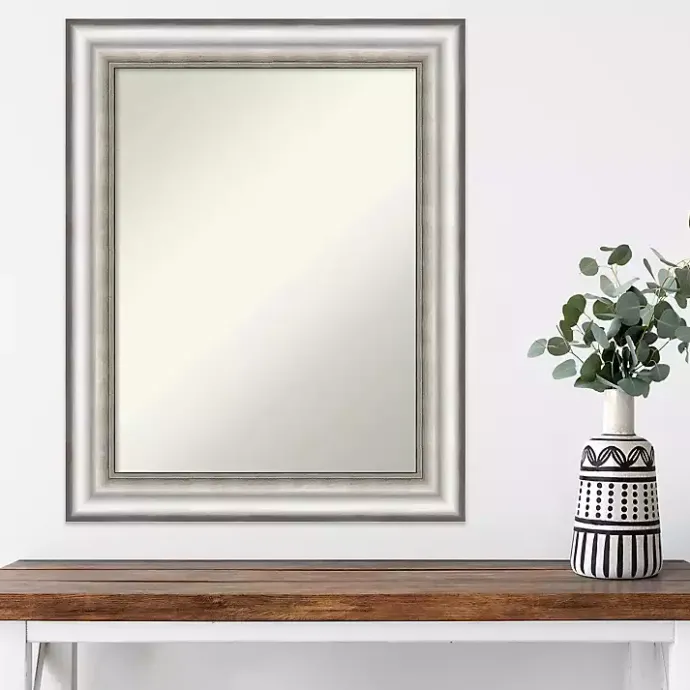 Sale Kirklands Home Silver Embossed Frame Wall Mirror