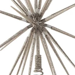 New Kirklands Home Glitter Starburst Tree Topper Silver