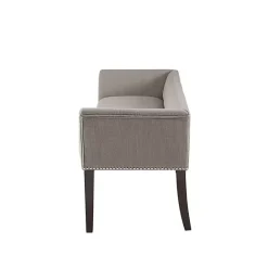 Online Kirklands Home Silver Melinda Accent Bench Gray