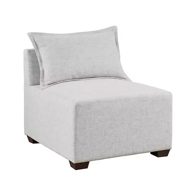 Hot Kirklands Home Silver Modular Armless Accent Chair Gray