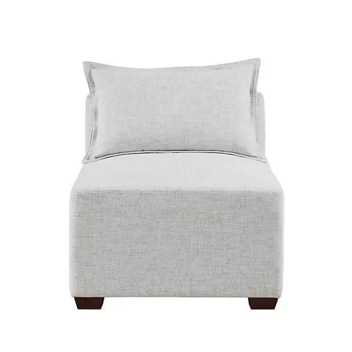 Hot Kirklands Home Silver Modular Armless Accent Chair Gray