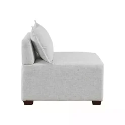 Hot Kirklands Home Silver Modular Armless Accent Chair Gray