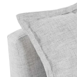 Outlet Kirklands Home Silver Modular Corner Accent Chair Gray