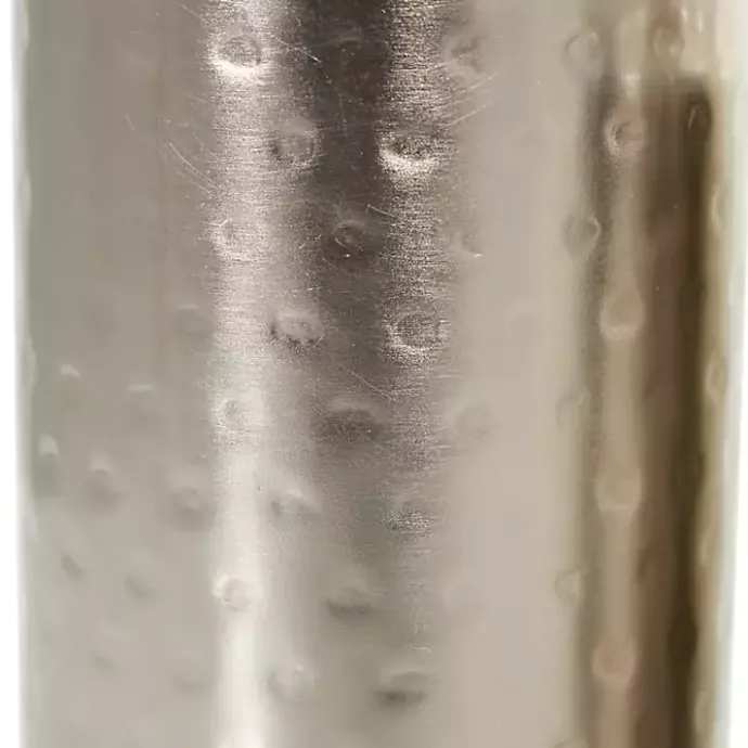 Best Kirklands Home Hammered Metal Candle Holders, Set of 3 Silver