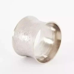 Outlet Kirklands Home Hammered Metal Napkin Rings, Set of 4 Silver