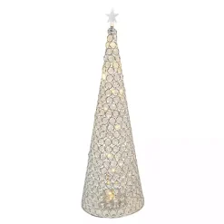 Hot Kirklands Home Silver Jeweled Pre-Lit Christmas Tree